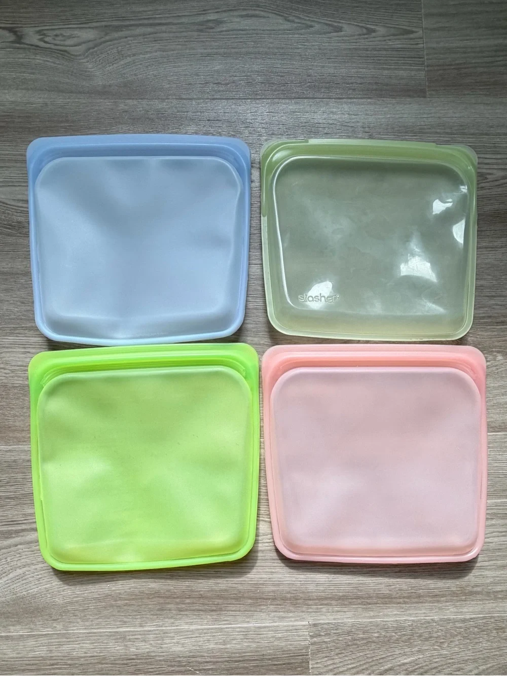 Stasher Bags Silicone Food Storage - set of 4 Sandwich
